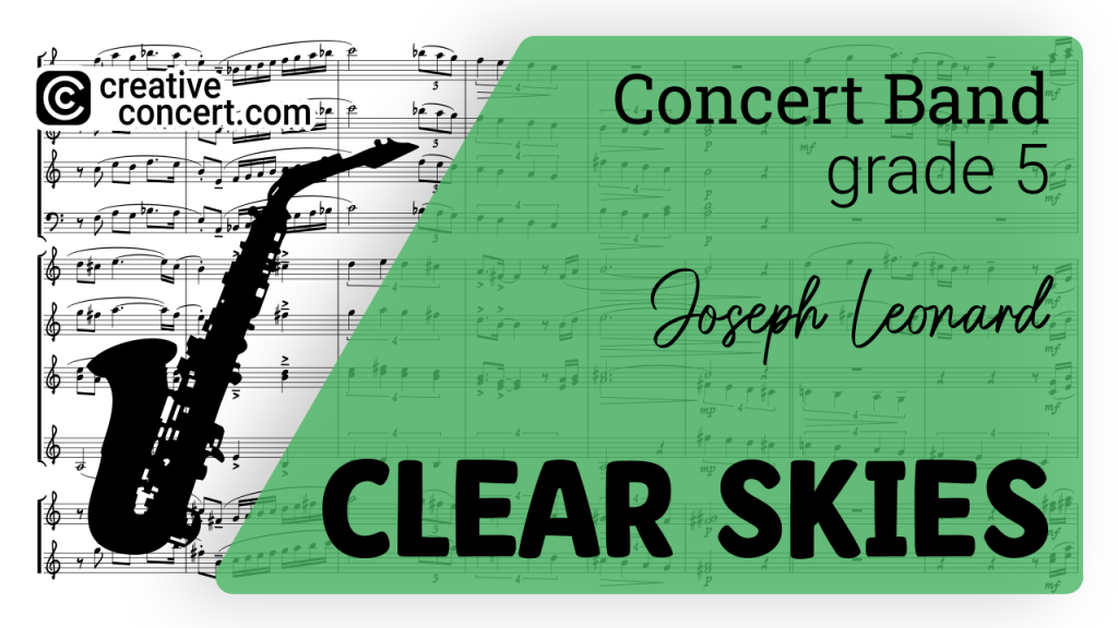 CLEAR SKIES - Concert Band